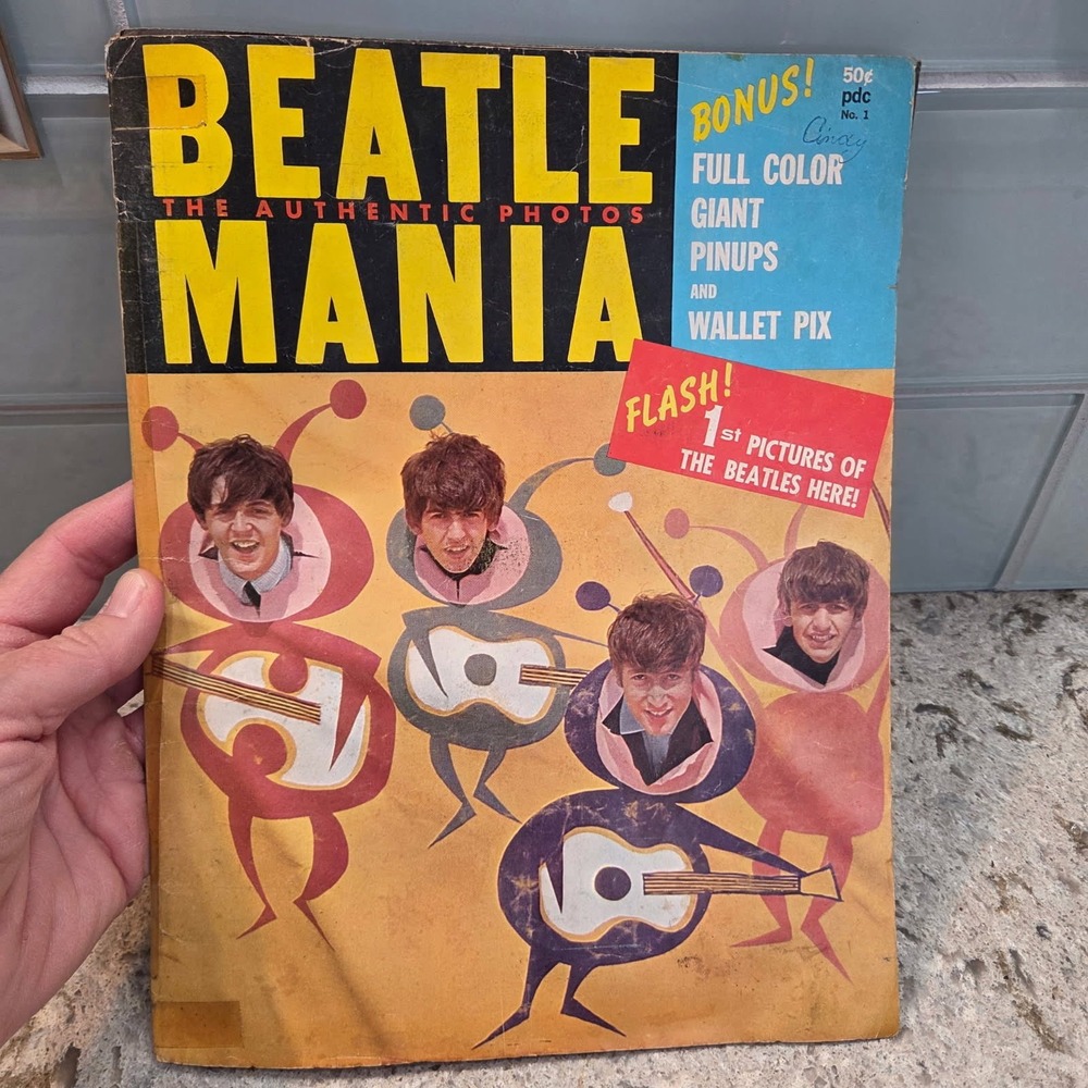 Vintage BEATLE MANIA VOL 1, #1 by The Beatles: (1964) First‎ Edition